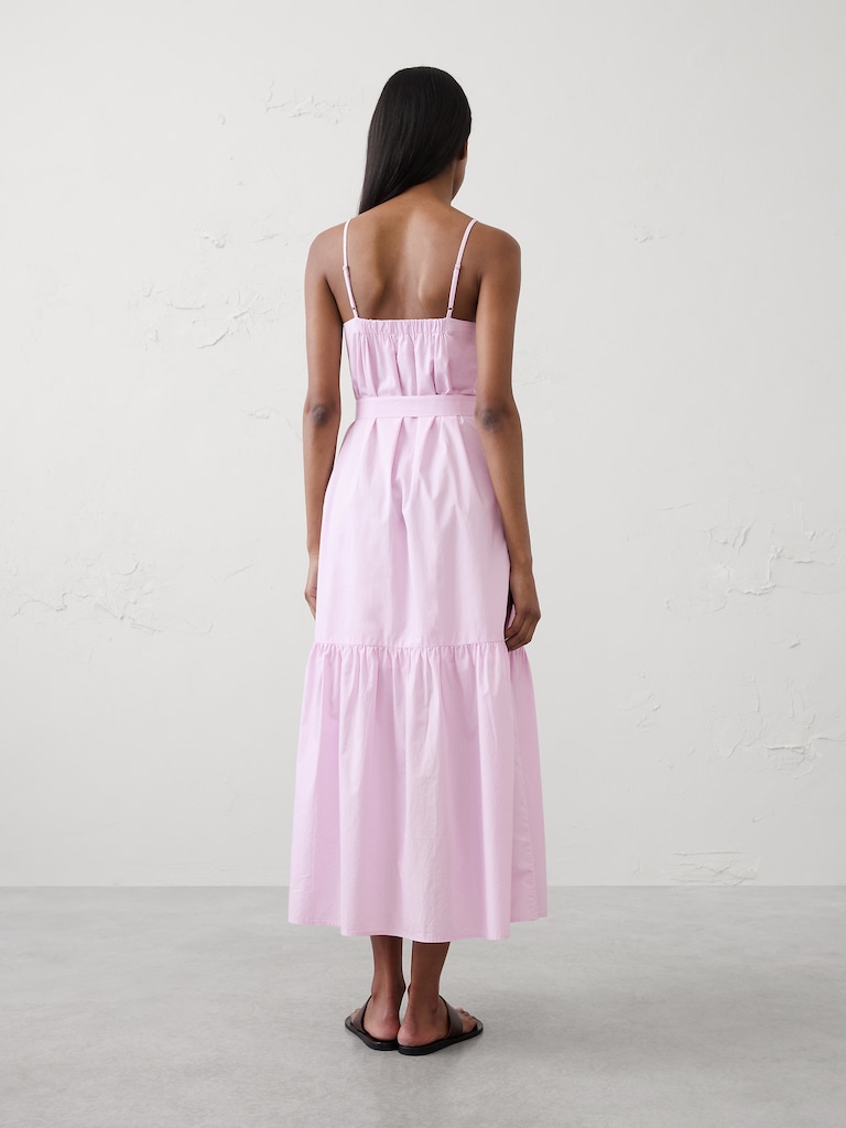 Strappy Tiered Maxi Dress