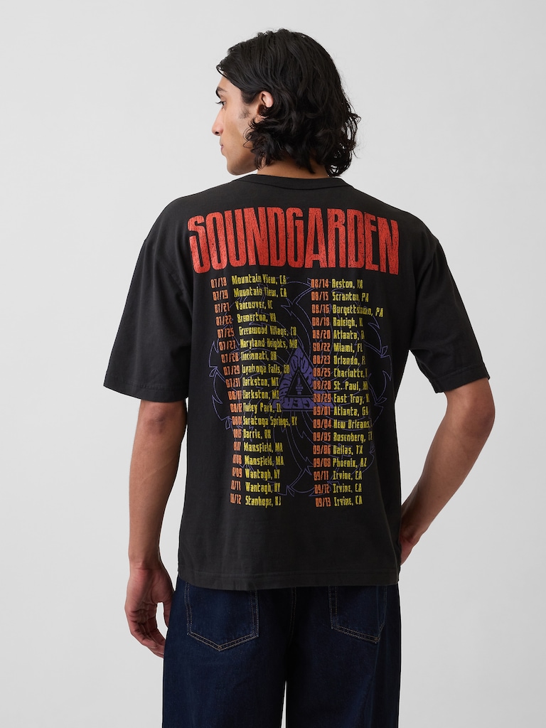 Soundgarden Heavyweight Crop Graphic T-Shirt