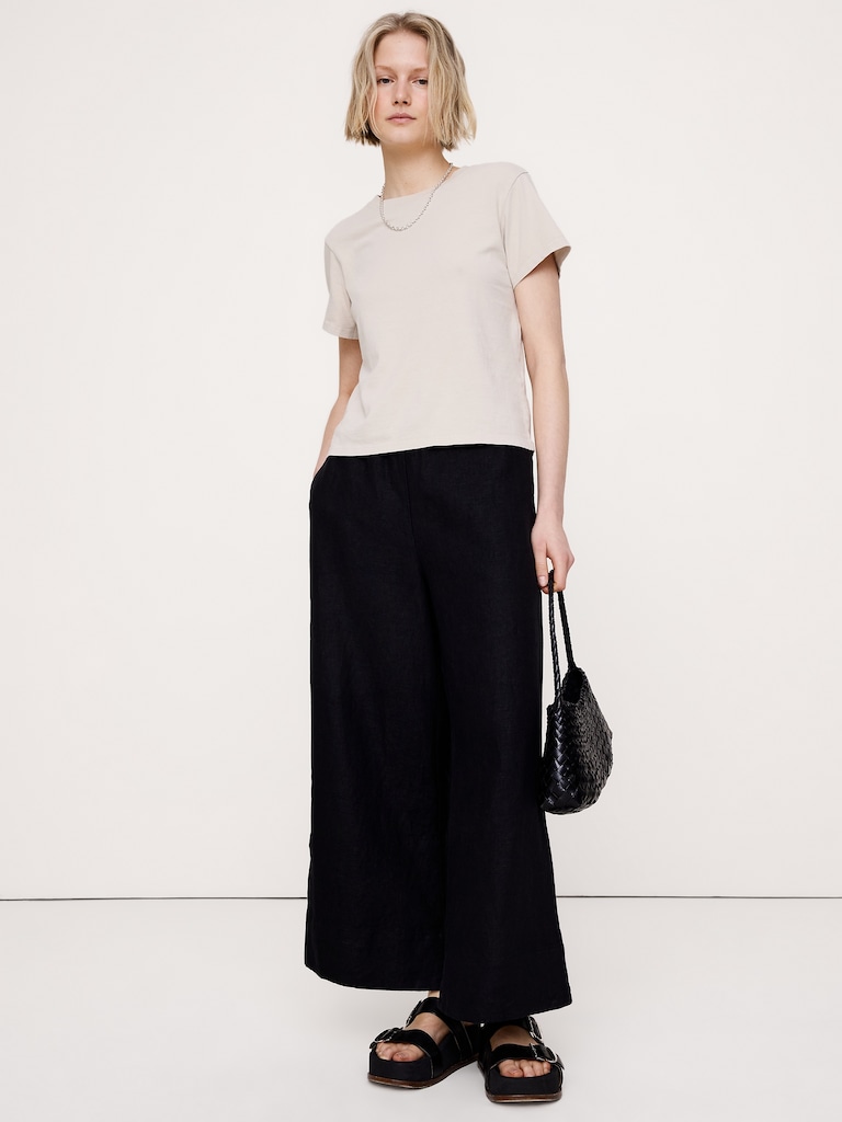 Vintage Cotton Crew-Neck T-Shirt