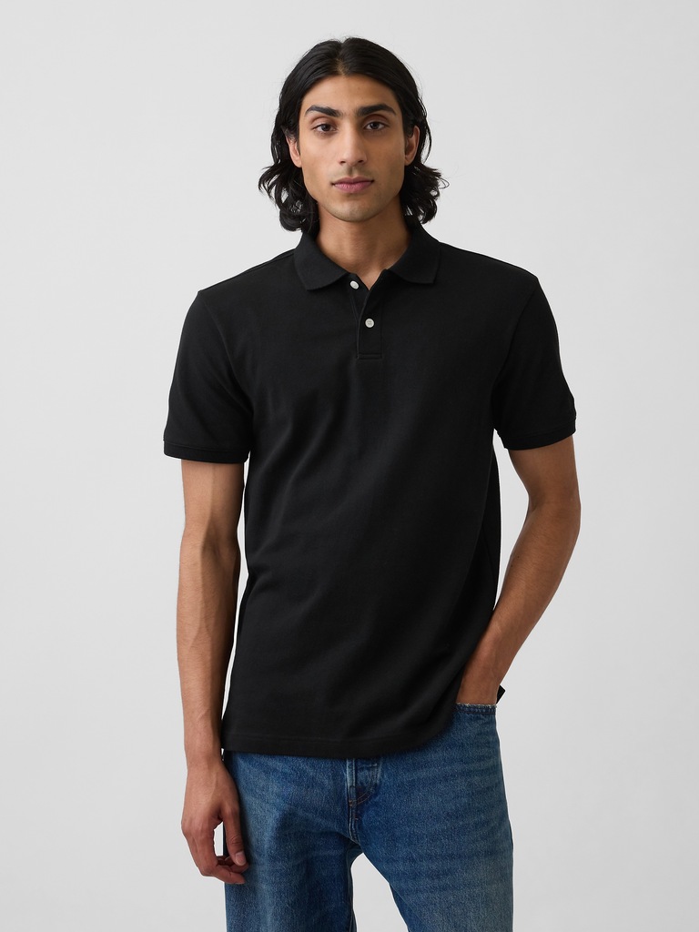 Pique Polo Shirt
