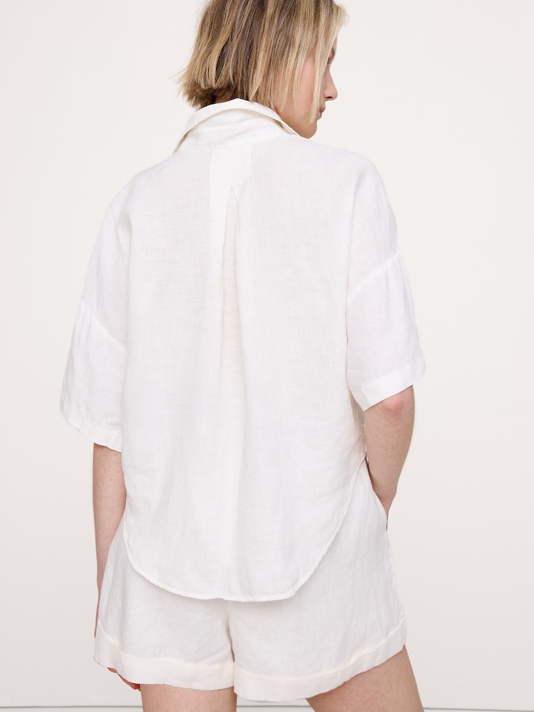 Linen Short-Sleeve Shirt
