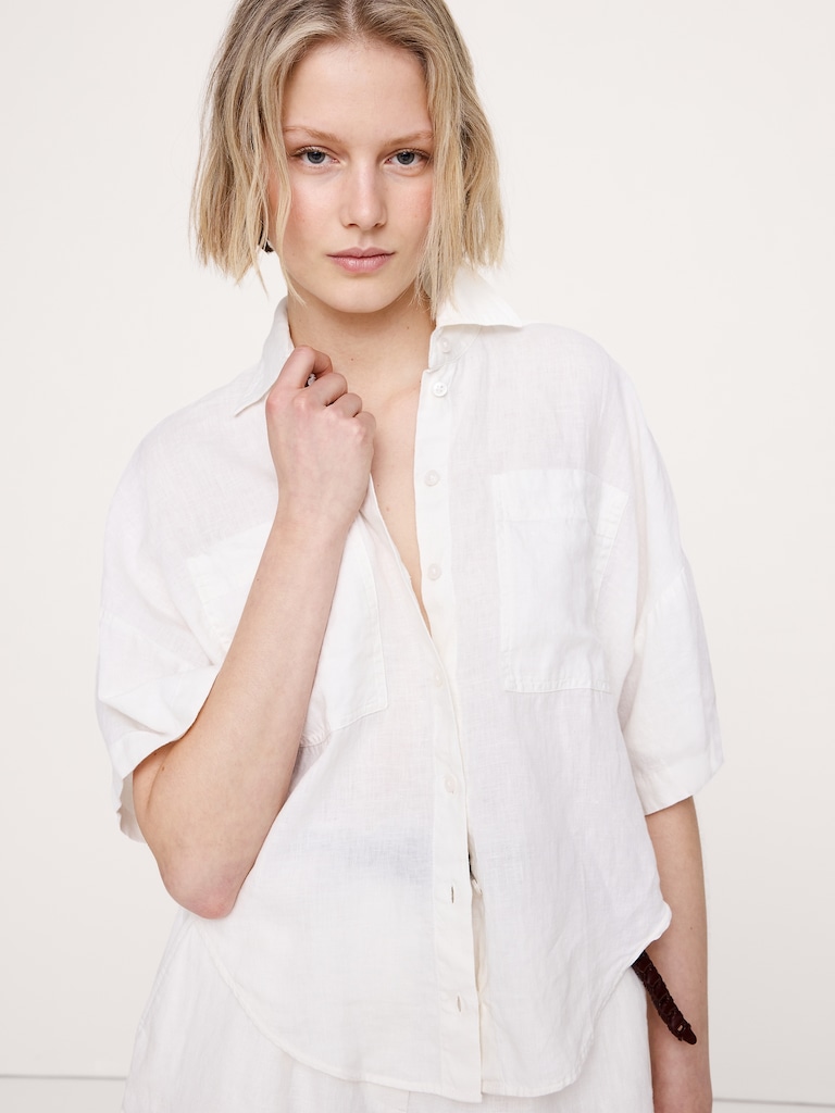 Linen Short-Sleeve Shirt