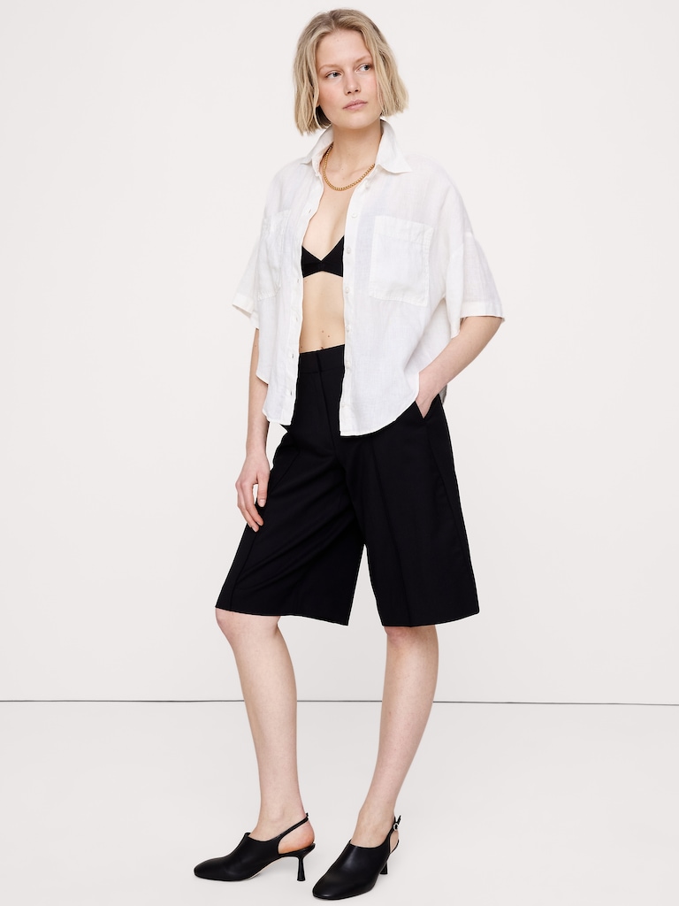 Linen Short-Sleeve Shirt