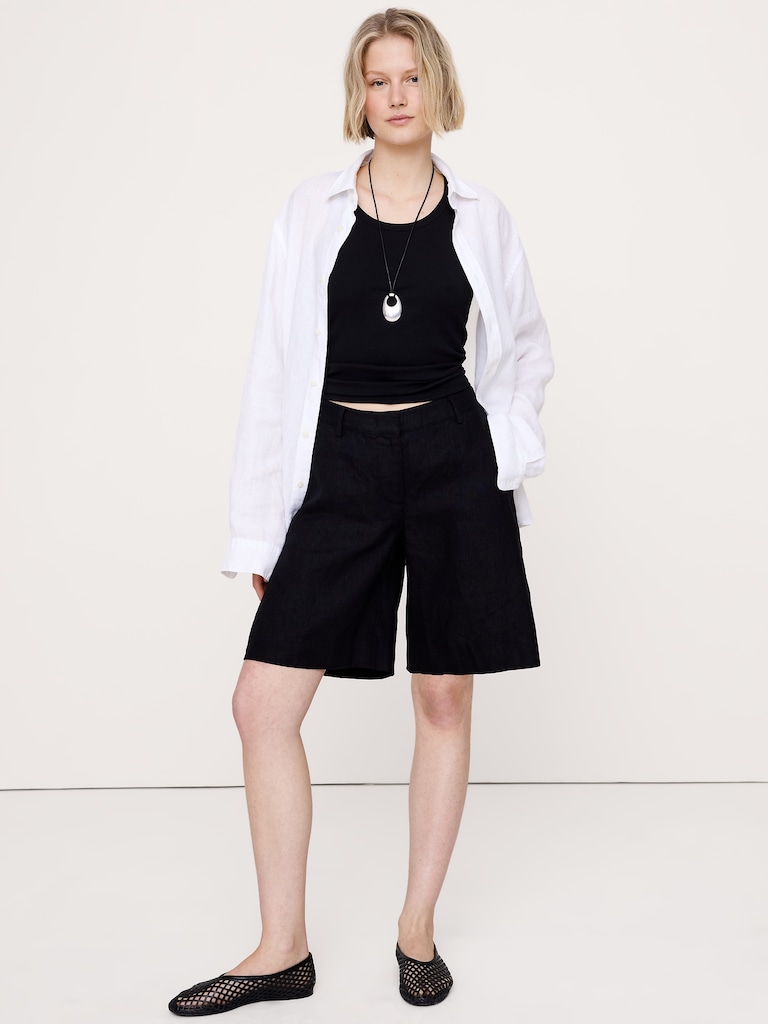 The Everyday Bermuda Short in Linen