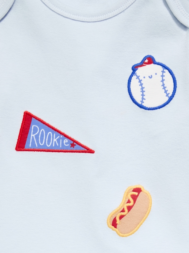 Short-Sleeve Graphic Bodysuit for Baby