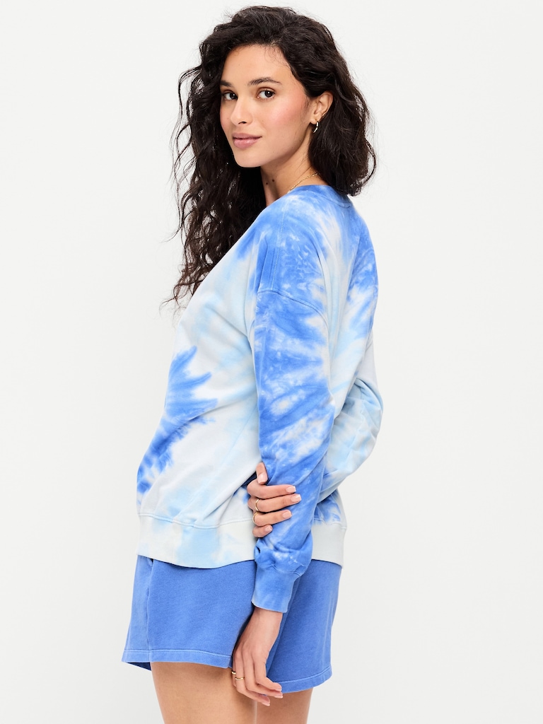 Oversized Crew-Neck Sweatshirt