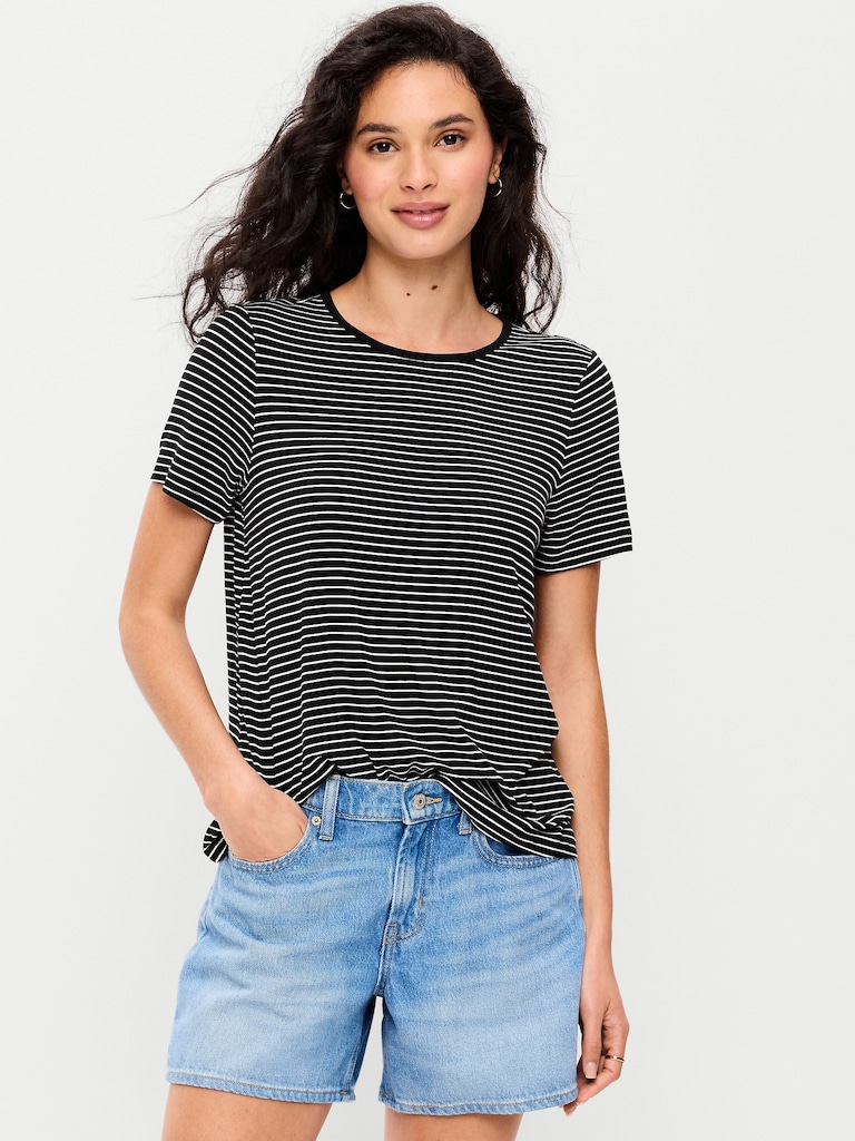 Luxe Crew-Neck T-Shirt