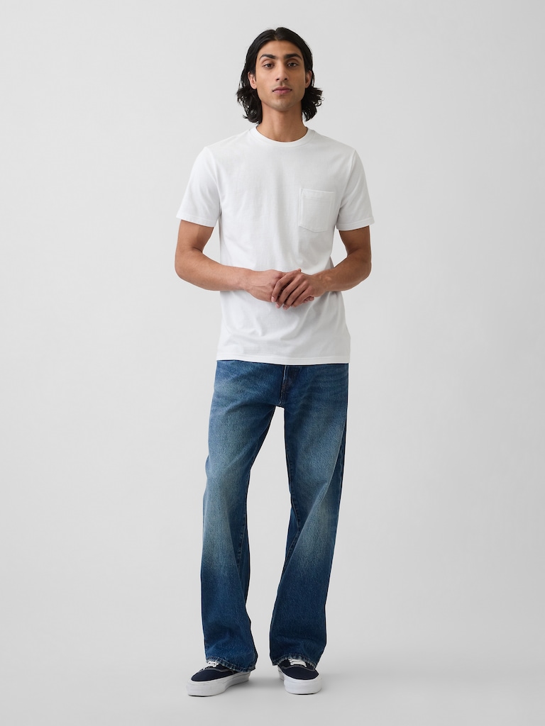 Adult Organic Cotton Pocket T-Shirt