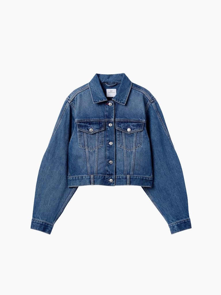 Gap × Victoria Beckham Relaxed Crop Denim Jacket