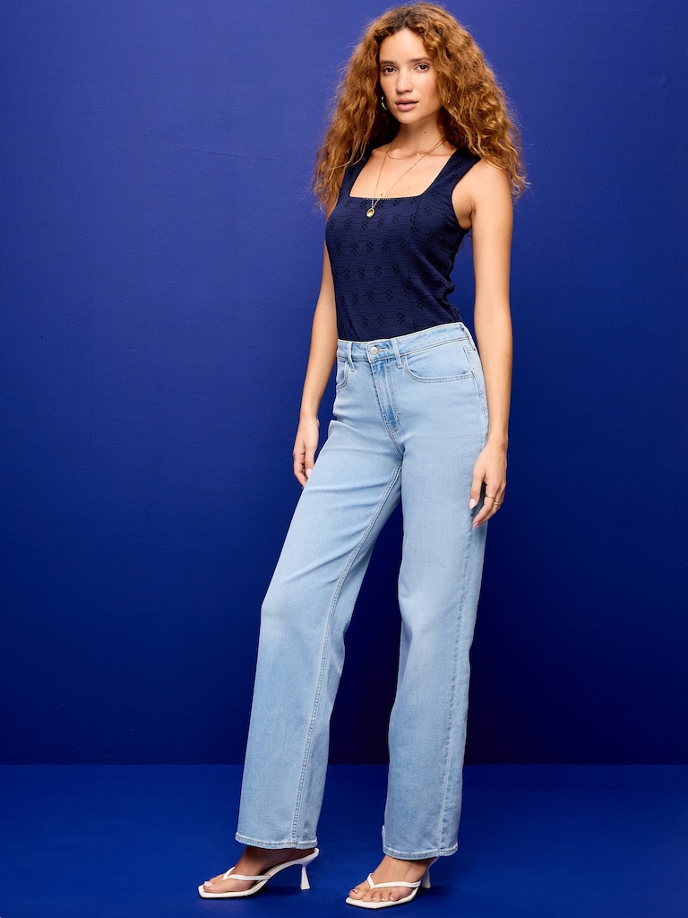 High-Waisted Wow Wide-Leg Jeans