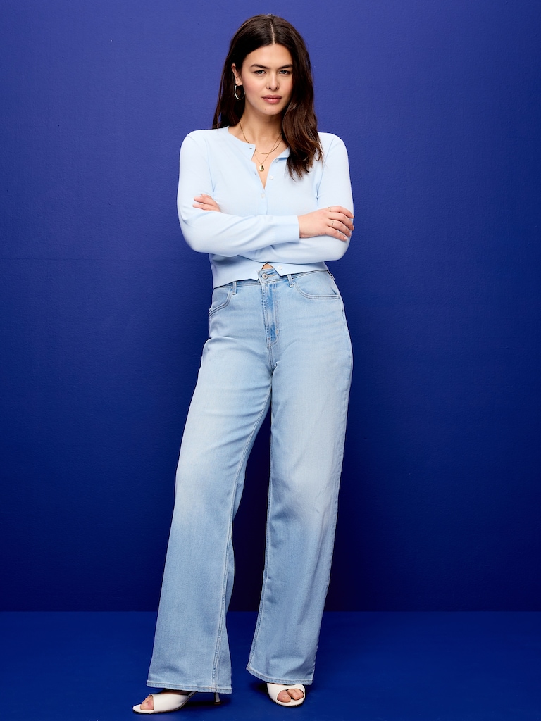 High-Waisted Wow Wide-Leg Jeans