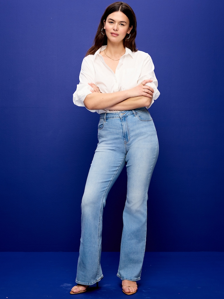 High-Waisted Wow Flare Jeans