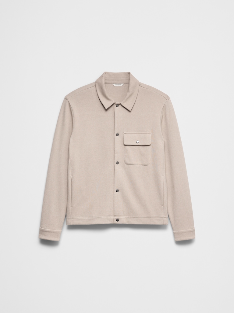 Knit Shirt Jacket