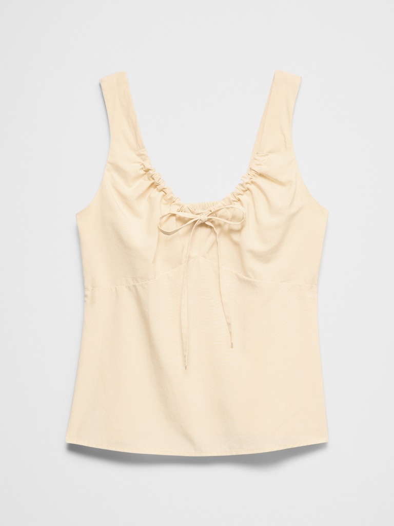 Cinched Bust-Tie Top