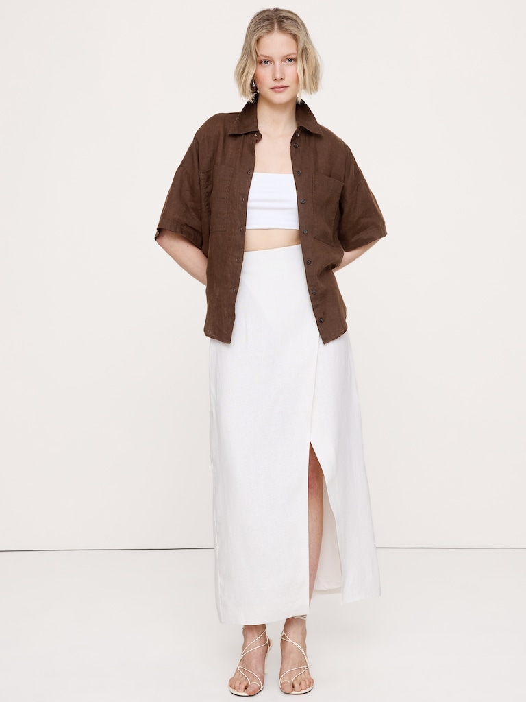 Linen Short-Sleeve Shirt