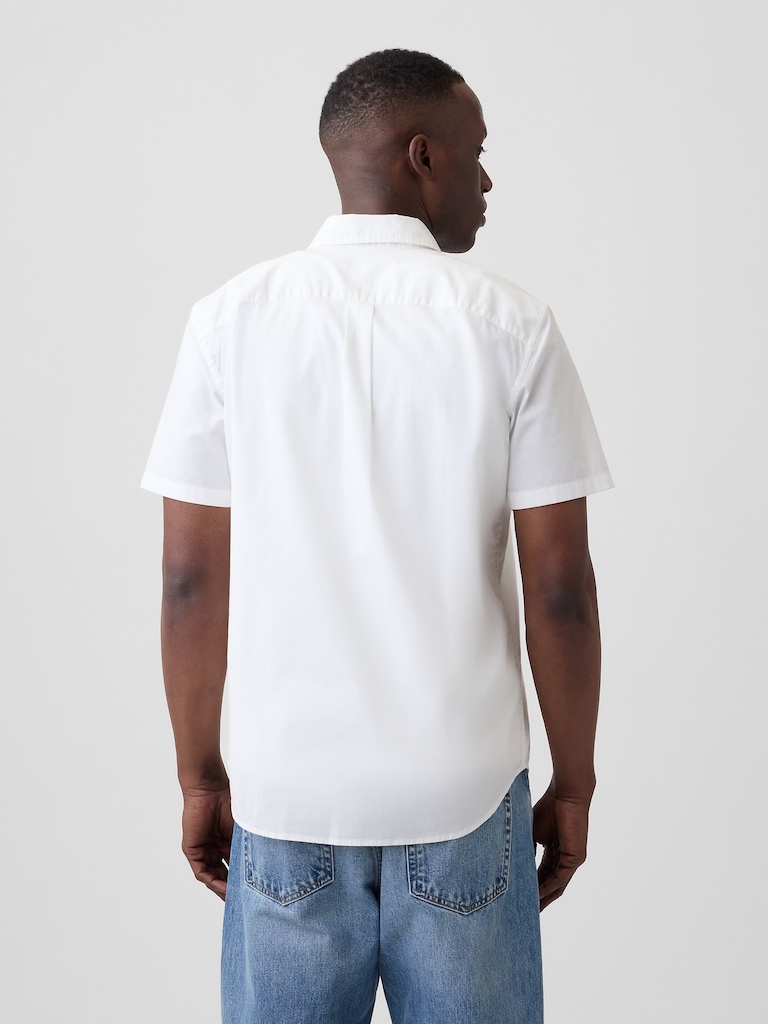 Stretch Poplin Shirt in Standard Fit