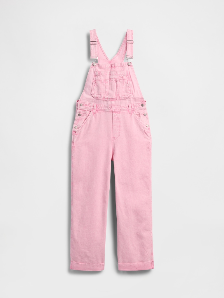 Relaxed Denim Overalls