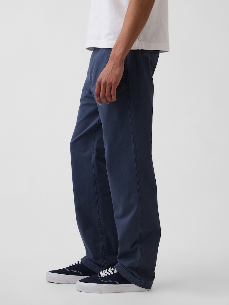 Heavyweight Twill Relaxed Straight Khakis