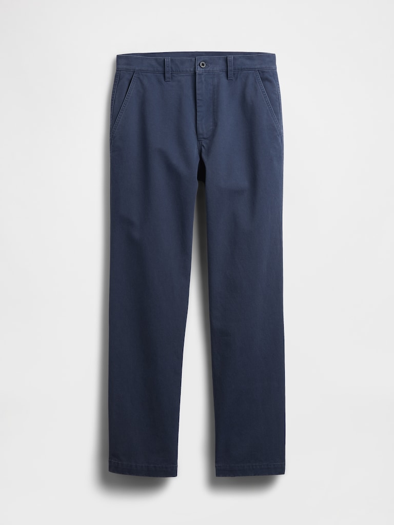 Heavyweight Twill Relaxed Straight Khakis