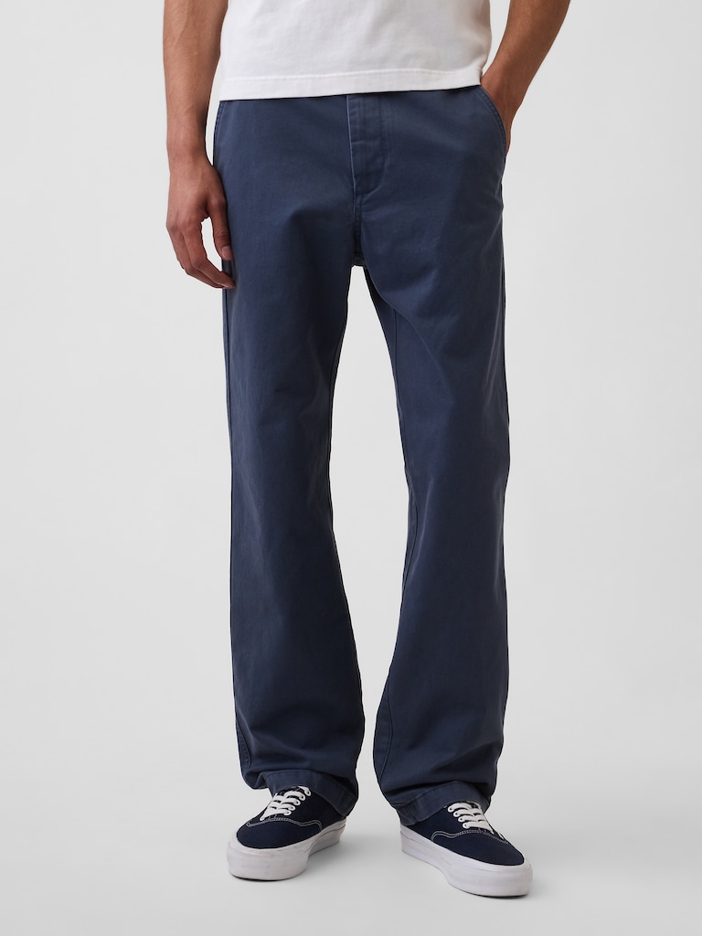 Heavyweight Twill Relaxed Straight Khakis
