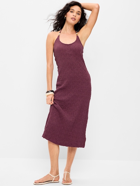 strapless open back dress Vintage A line Spaghetti Straps Sleeveless Burgundy Prom Dresses Long Prom  Dress P494 main image 1