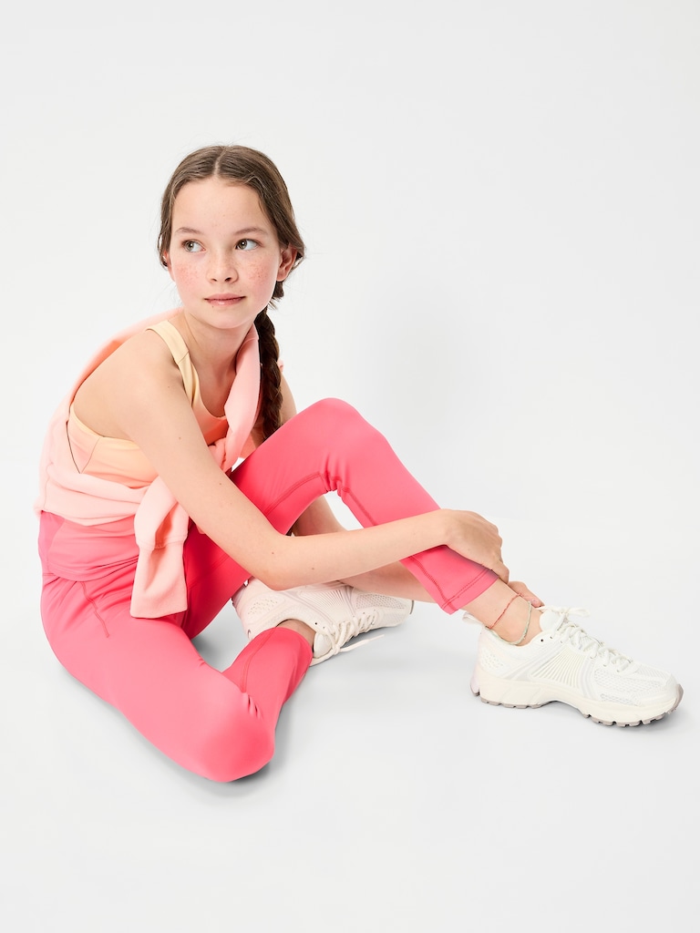 High-Waisted StudioSmooth 7/8 Leggings for Girls