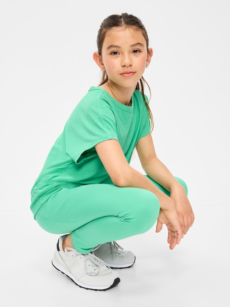 High-Waisted StudioSmooth 7/8 Leggings for Girls