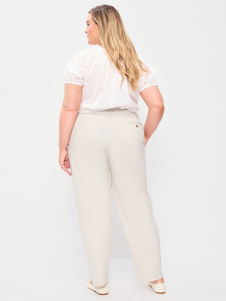 Pantalon chino authentique à taille haute