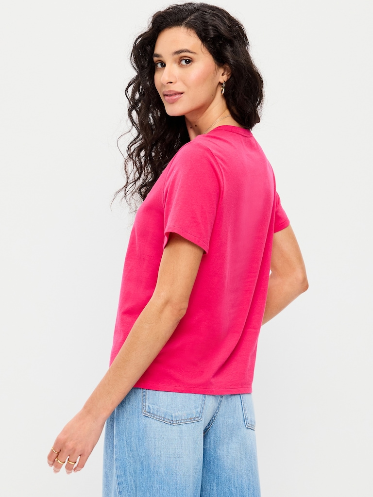 T-shirt passe-partout ras du cou