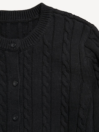 Cable-Knit Cardigan Sweater for Girls