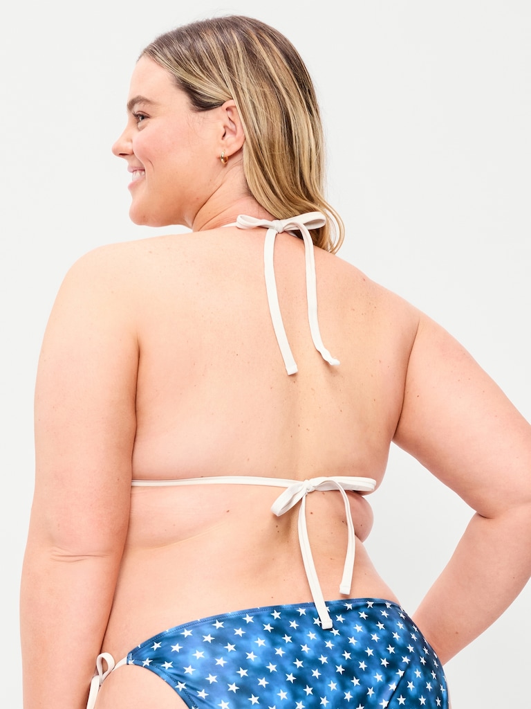 Triangle String Bikini Swim Top