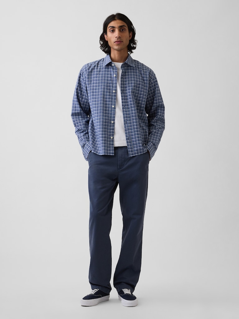 Heavyweight Twill Relaxed Straight Khakis