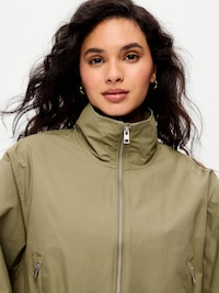 Twill Utility Zip-Front Jacket