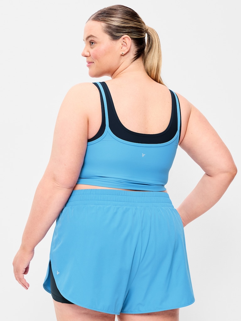 PowerSoft Layered Longline Bra
