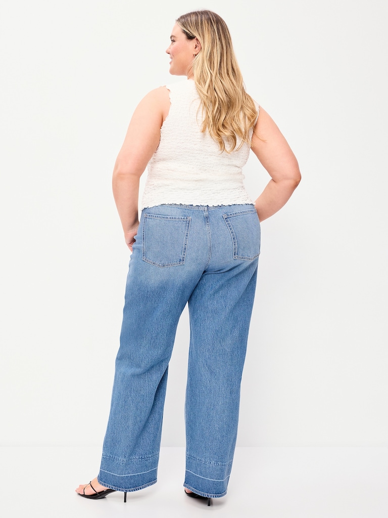 Extra High-Waisted Wide-Leg Jeans