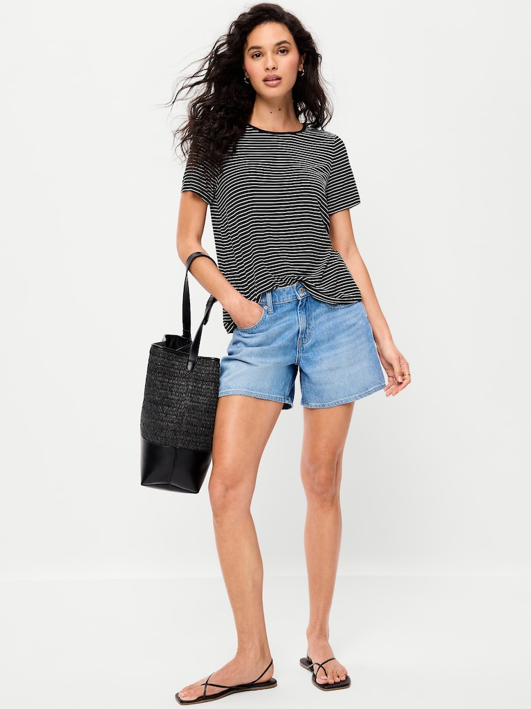 Luxe Crew-Neck T-Shirt