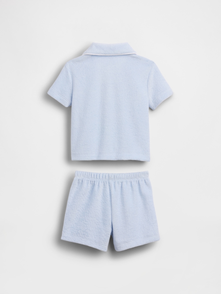 Baby Towel Terry Outfit Set
