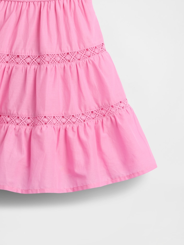 Baby & Toddler Tiered Lace-Trim Dress