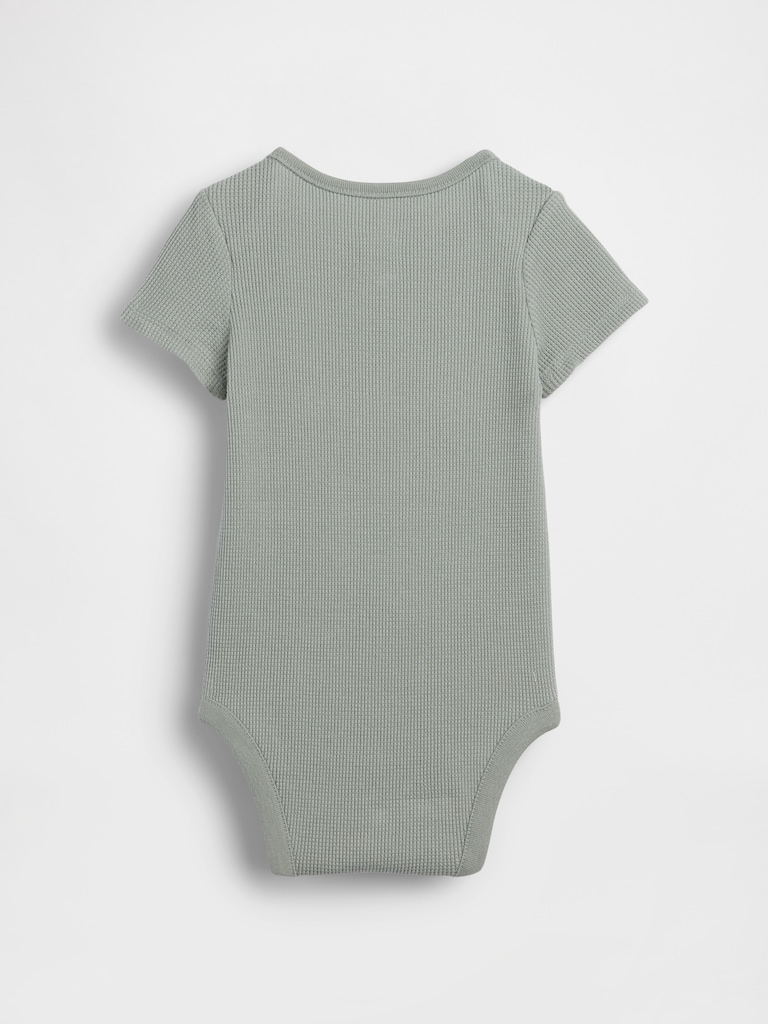 Baby First Favorites Waffle Bodysuit
