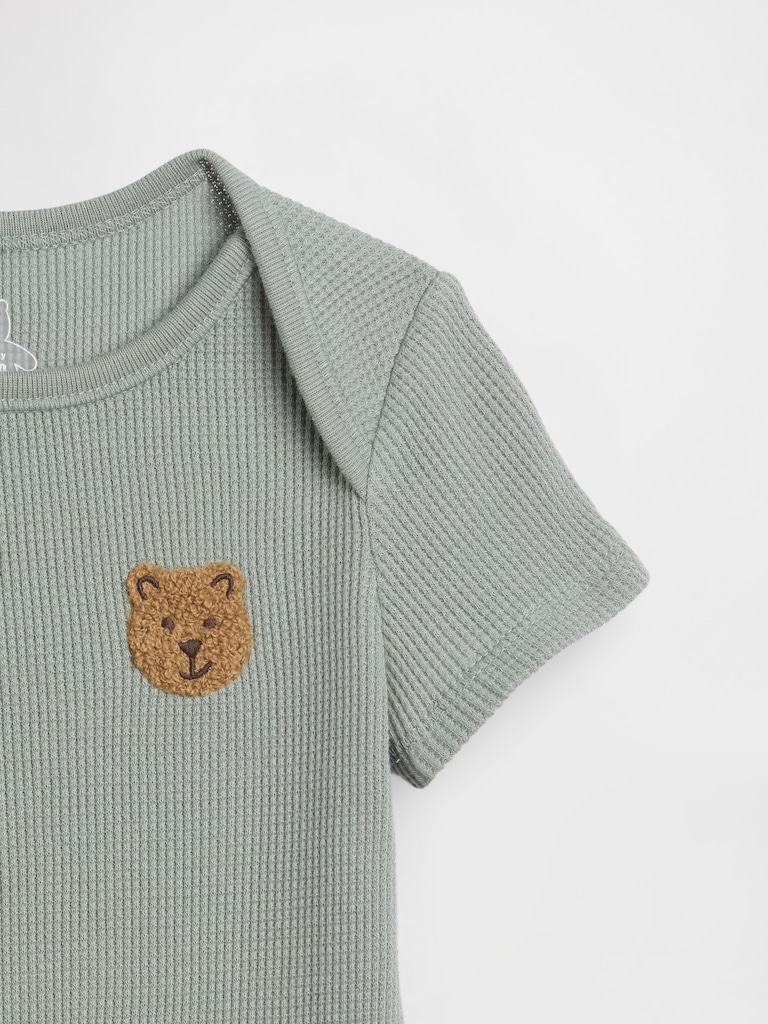 Baby First Favorites Waffle Bodysuit