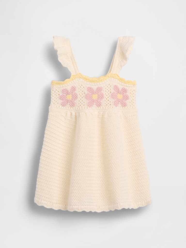 Baby Crochet Flower Dress