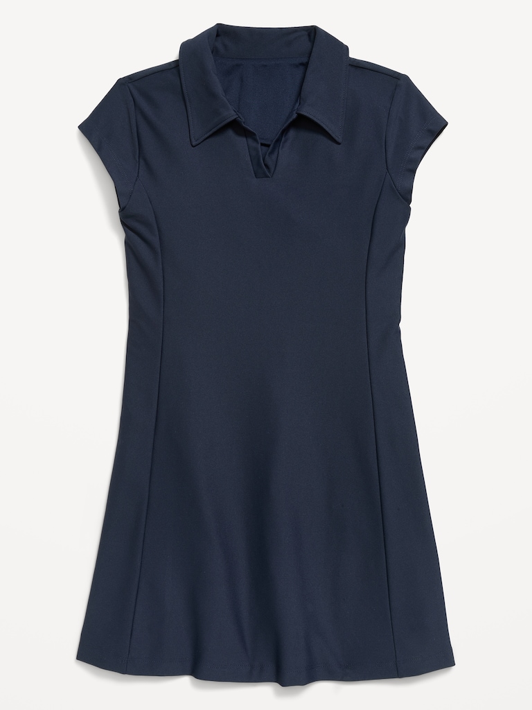 StudioSmooth Collared Athletic Dress for Girls