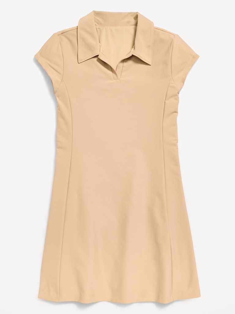 StudioSmooth Collared Athletic Dress for Girls