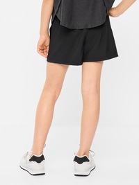 High-Waisted StretchTech Performance Shorts for Girls
