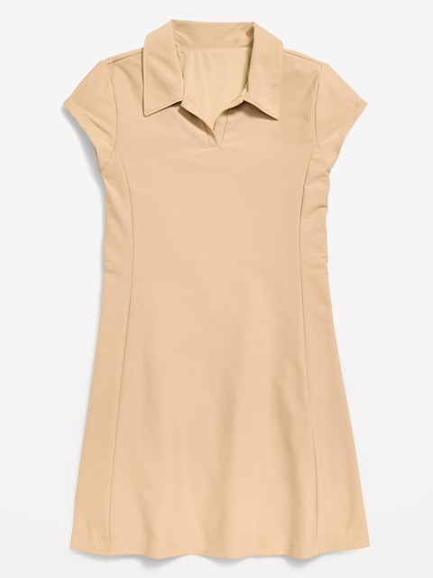 PowerSoft Collared Athletic Dress for Girls