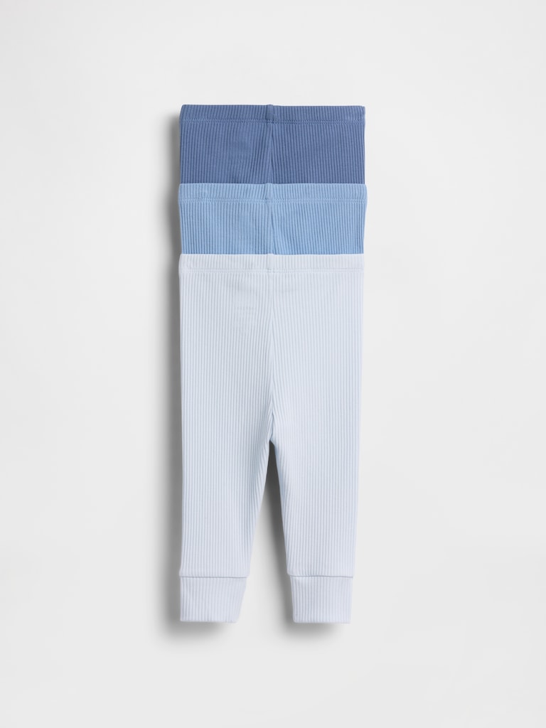 Baby First Favorites TinyRib Pants (3-Pack)