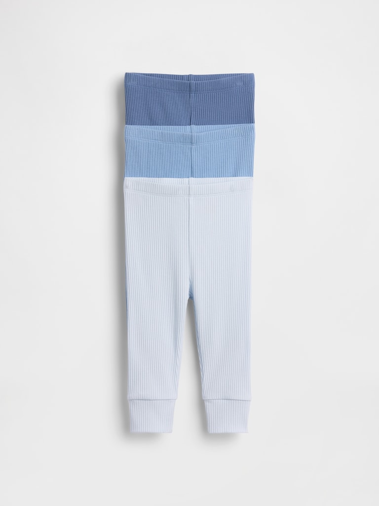 Baby First Favorites TinyRib Pants (3-Pack)