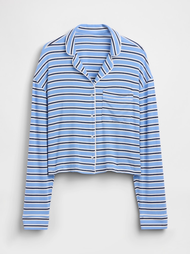 Softest Modal Crop PJ Top