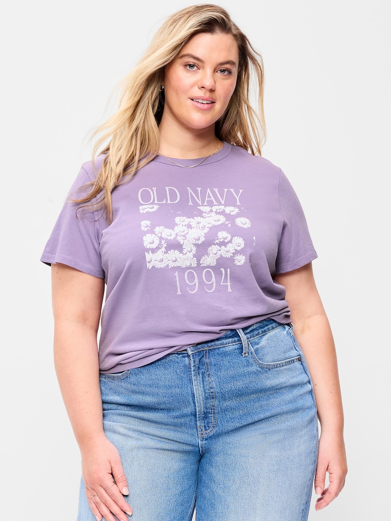 EveryWear Crew-Neck Logo-Graphic T-Shirt