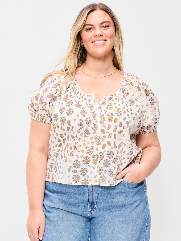 Airy Button-Down Top